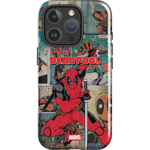 Marvel Deadpool Deadpool Collage iPhone 16 Pro Magsafe Impact Case